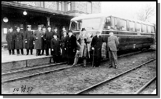 Första rälsbussen levereras i november 1937